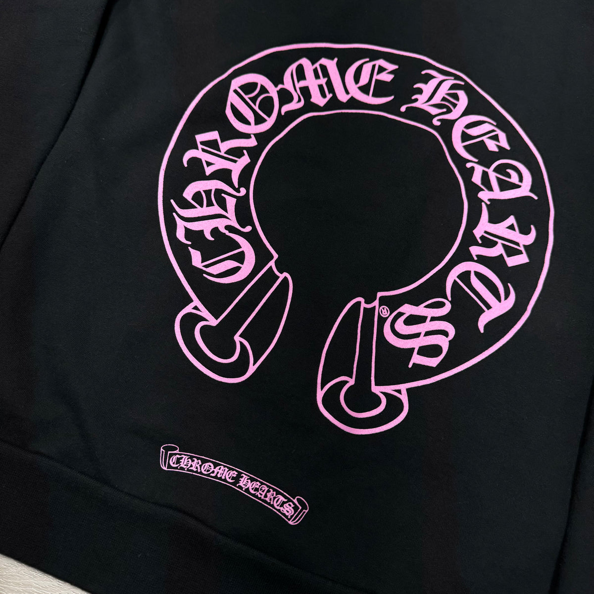 Chrome Hearts Online Pink Horseshoe Hoodie 帽T