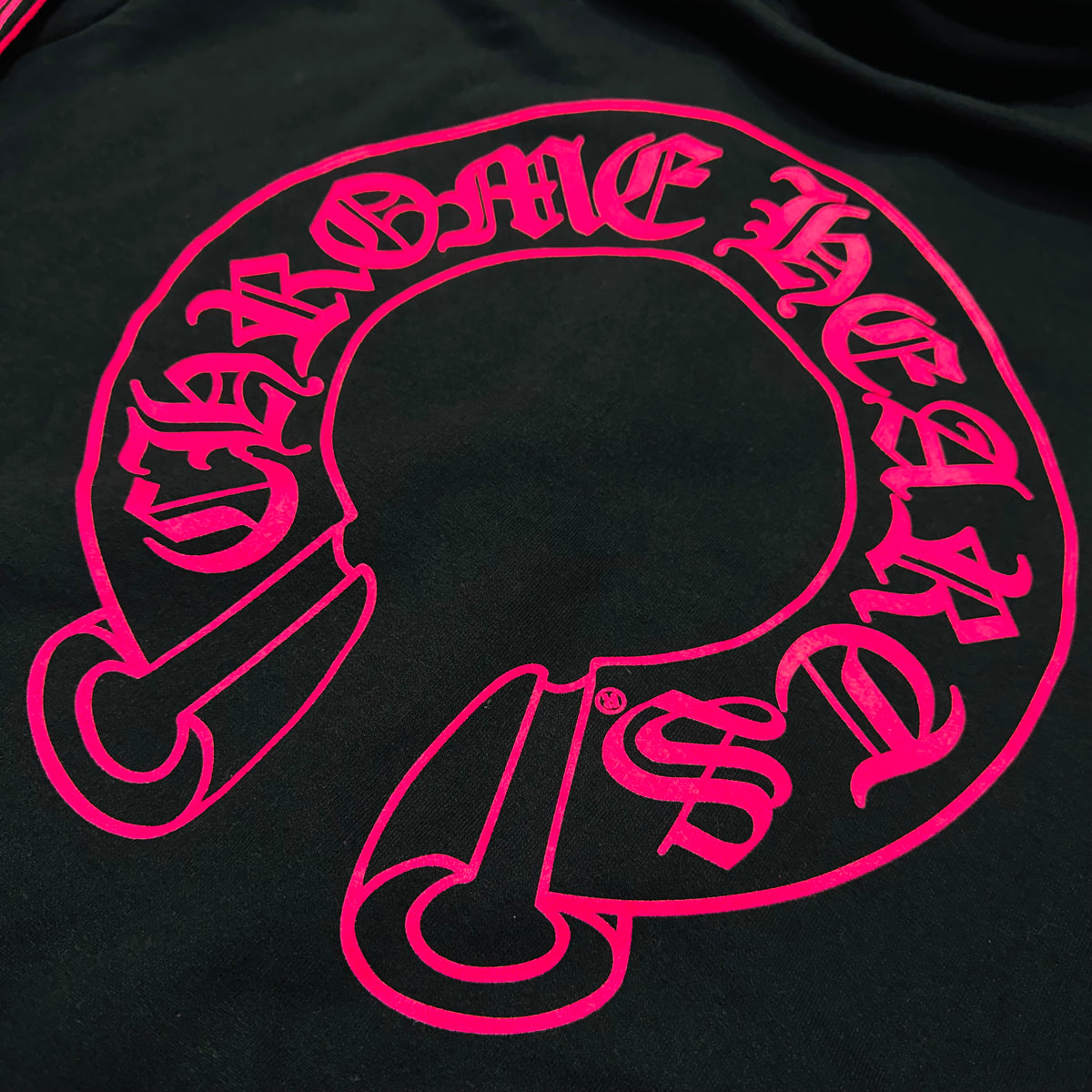 Chrome Hearts Pink Horseshoe Floral Zip Hoodie 拉鍊外套