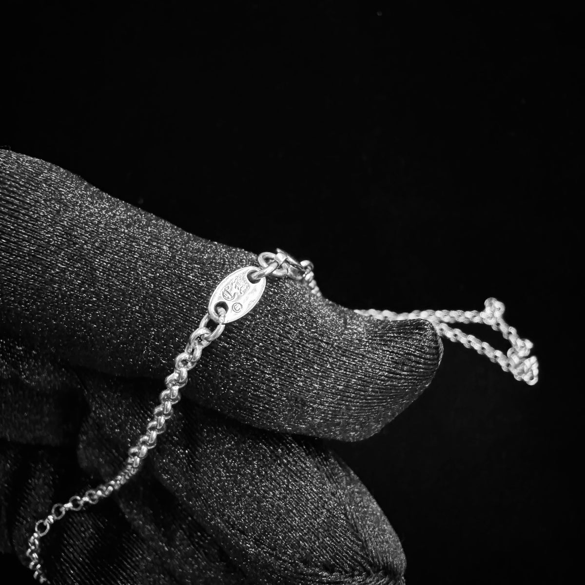 Chrome Hearts Safety Pin Roll Chain Necklace 50cm 別針鏈