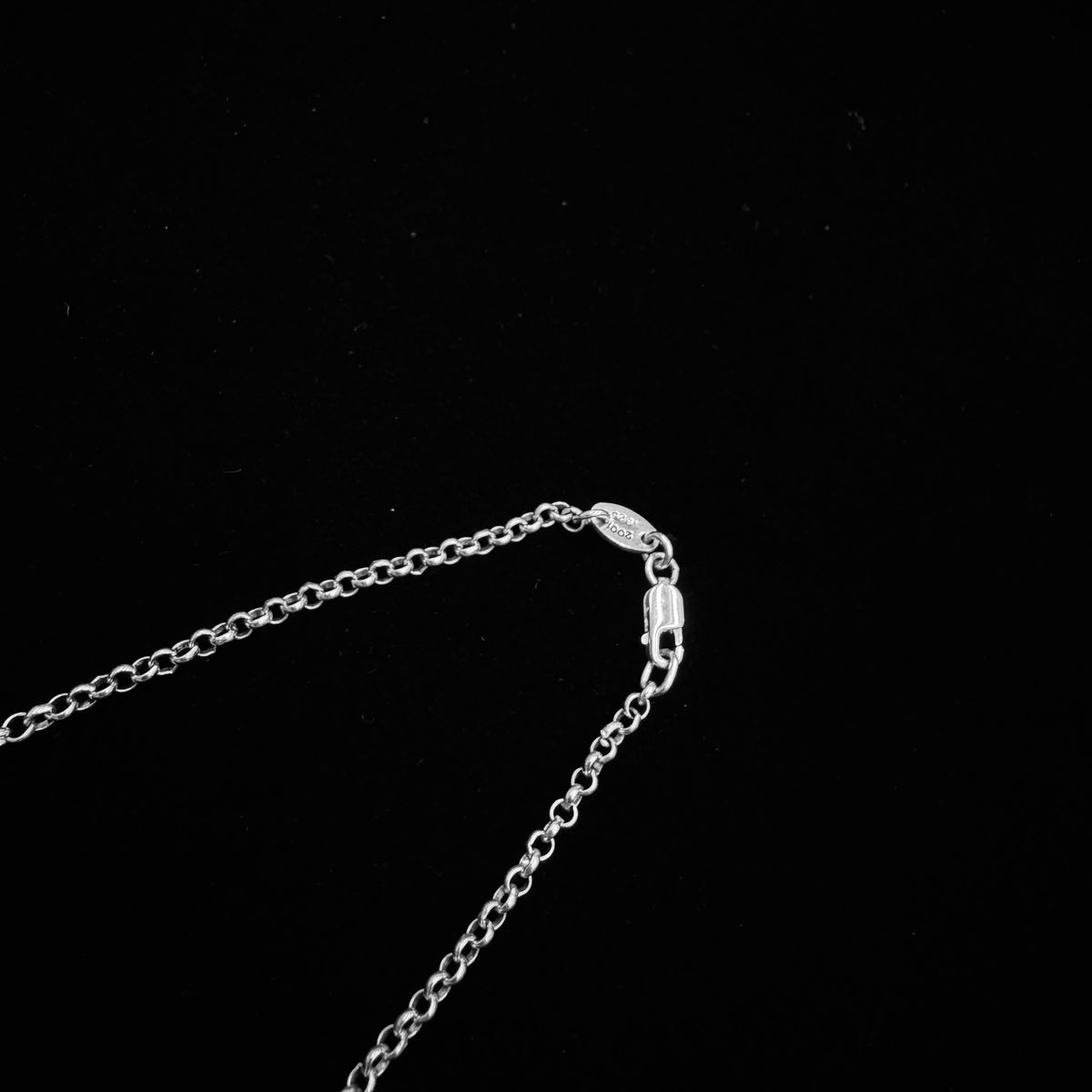 Chrome Hearts Safety Pin Roll Chain Necklace 50cm 別針鏈