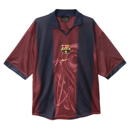 Travis Scott Cactus Jack NIKE FC BARCELONA Retro 2000/01 Home Skeleton Jersey 球衣