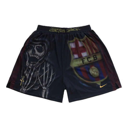 Travis Scott Cactus Jack NIKE FCB Skeleton Home Shorts 短褲