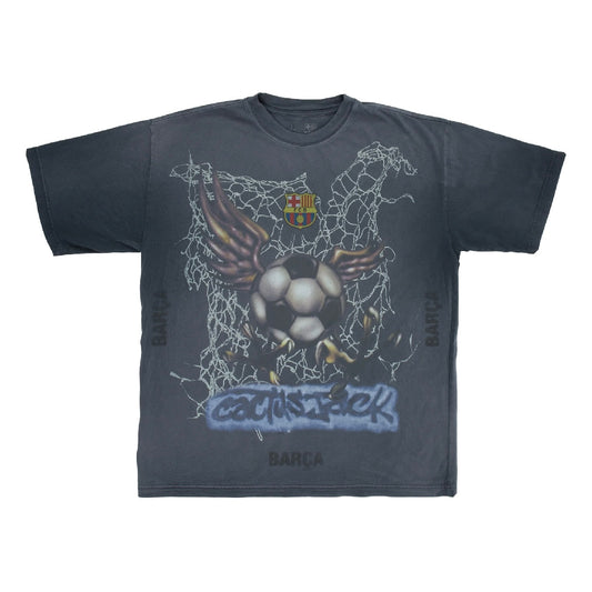 Travis Scott Cactus Jack FCB Washed Spray Logo Tee 短T