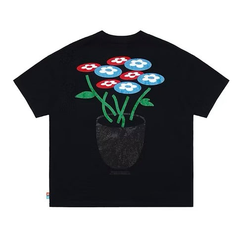 VANDYTHEPINK Classic Flower Rhinestone Tee 短T