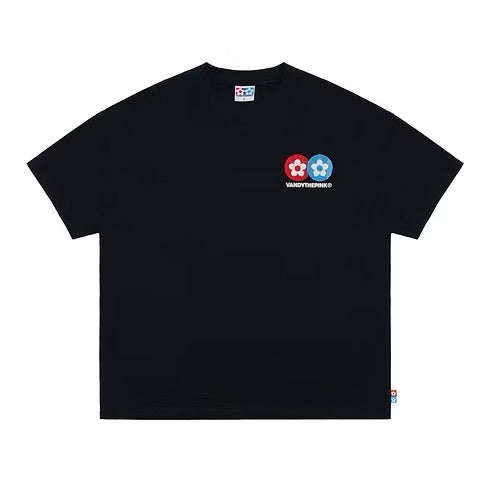 VANDYTHEPINK Classic Flower Rhinestone Tee 短T