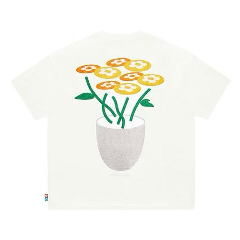 VANDYTHEPINK Classic Flower Rhinestone Tee 短T