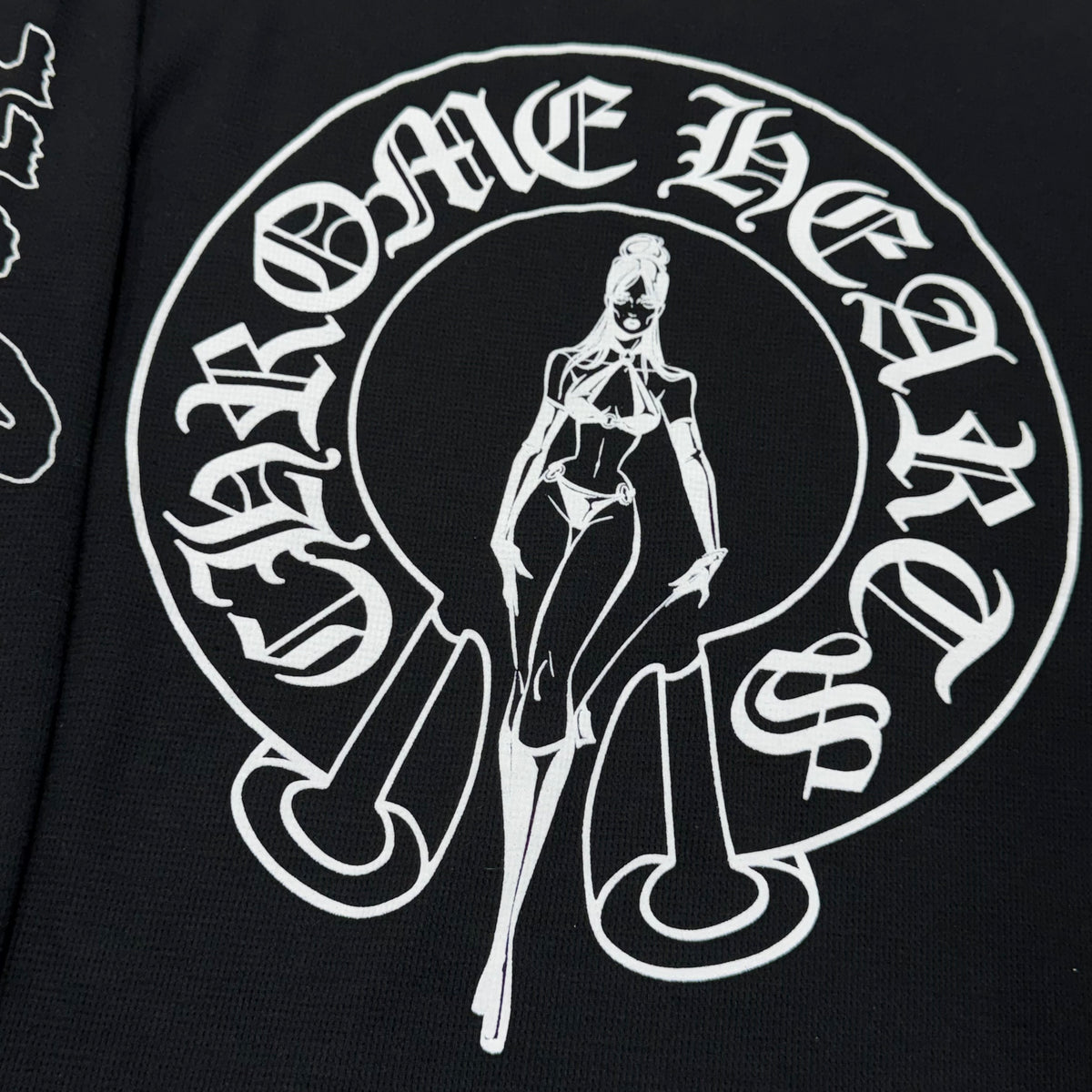 Chrome Hearts Deadly Doll Long Sleeve Thermal 華夫格 長T