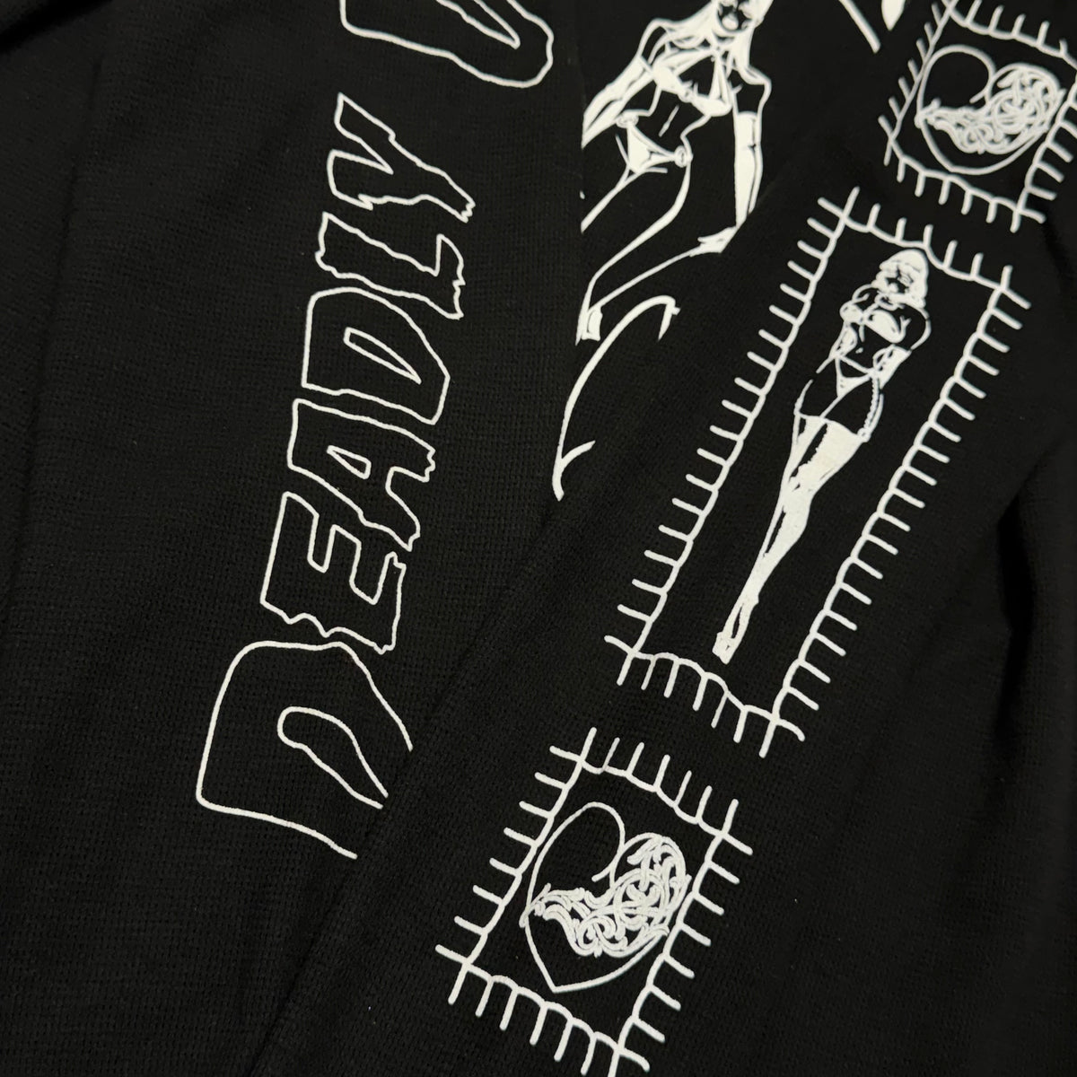 Chrome Hearts Deadly Doll Long Sleeve Thermal 華夫格 長T
