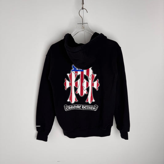 Chrome Hearts American Cemetery Cross Zip Up Hoodie 拉鍊外套