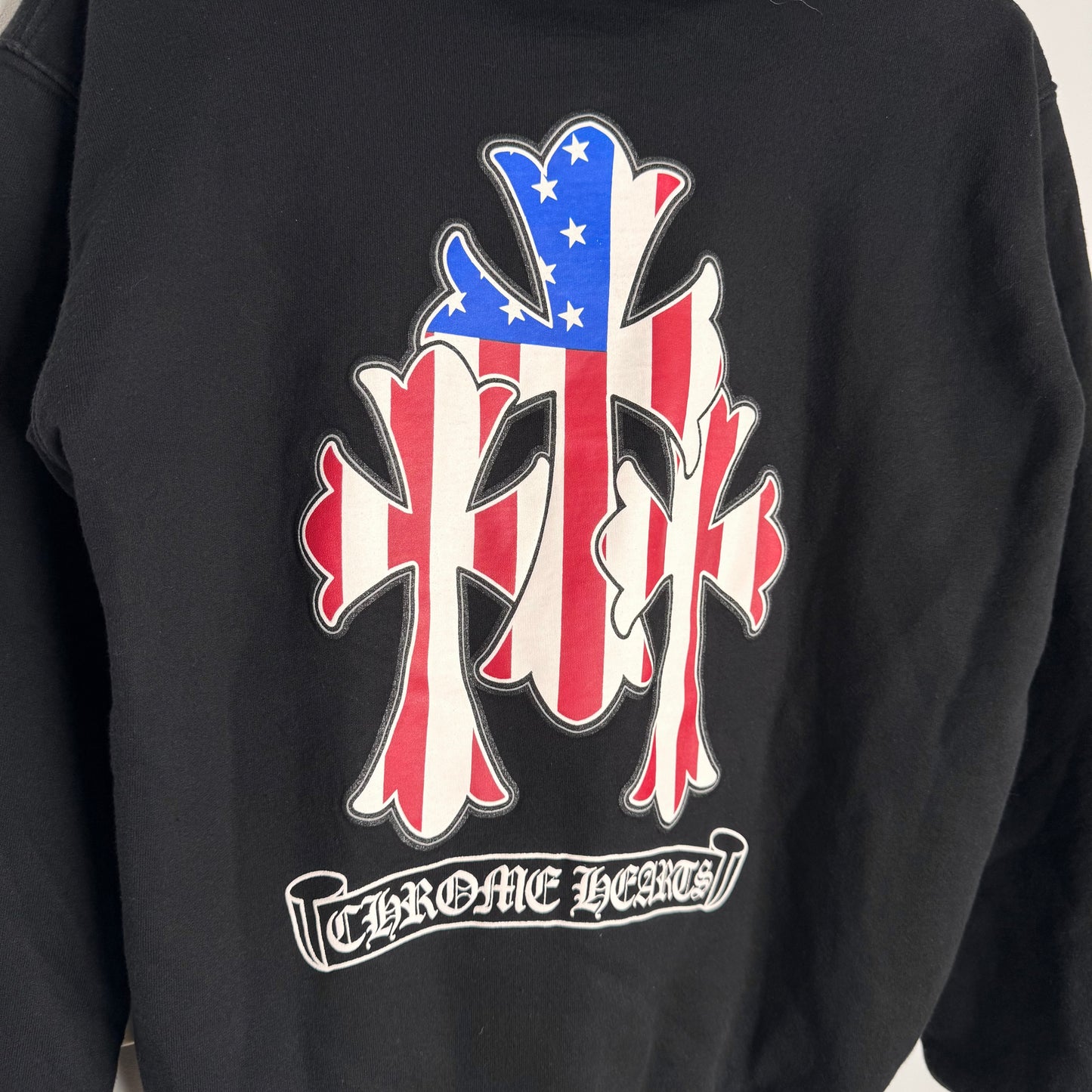 Chrome Hearts American Cemetery Cross Zip Up Hoodie 拉鍊外套