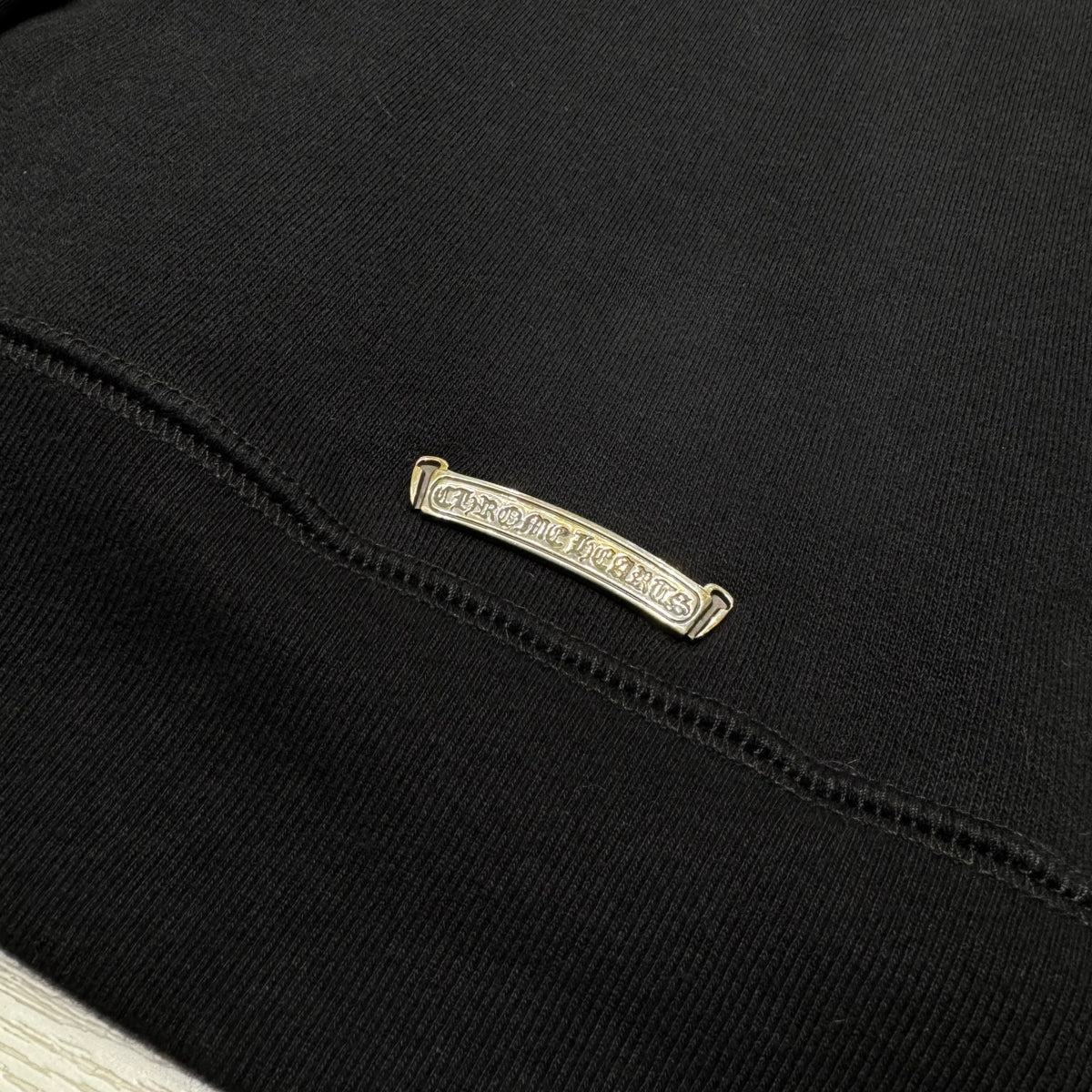Chrome Hearts Black Triple Cross Patch Paper Jam Quarter Zip Sweater 半拉鍊衛衣