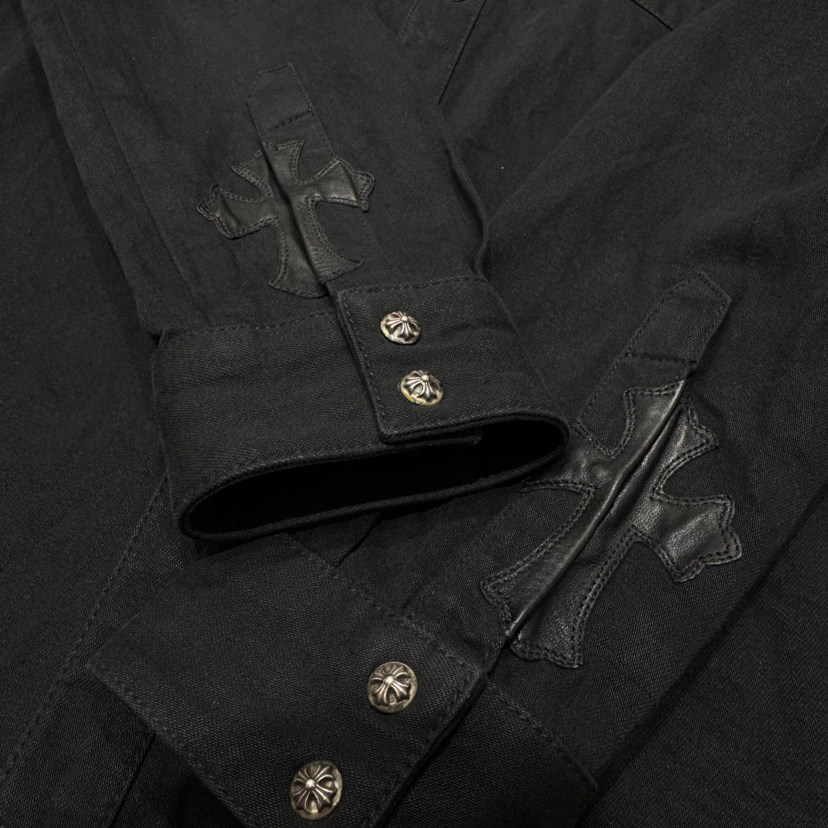 Chrome Hearts Loose End Patch Button Up Shirt 襯衫