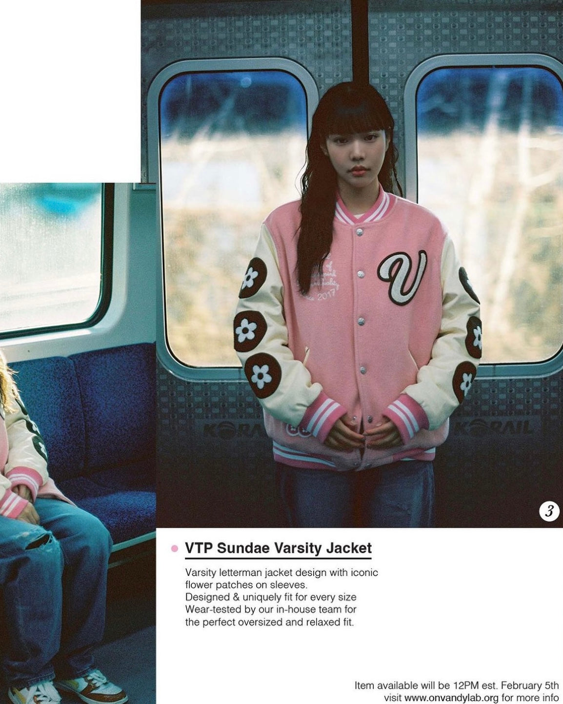 VANDYTHEPINK Sundae Varsity Jacket 棒球外套