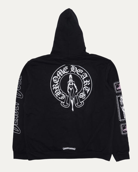 Chrome Hearts Deadly Doll Horseshoe Logo Zip Hoodie 拉鍊外套