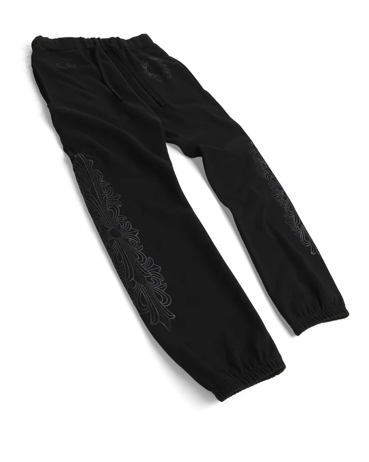 Chrome Hearts Black Floral Sweatpants 棉長褲