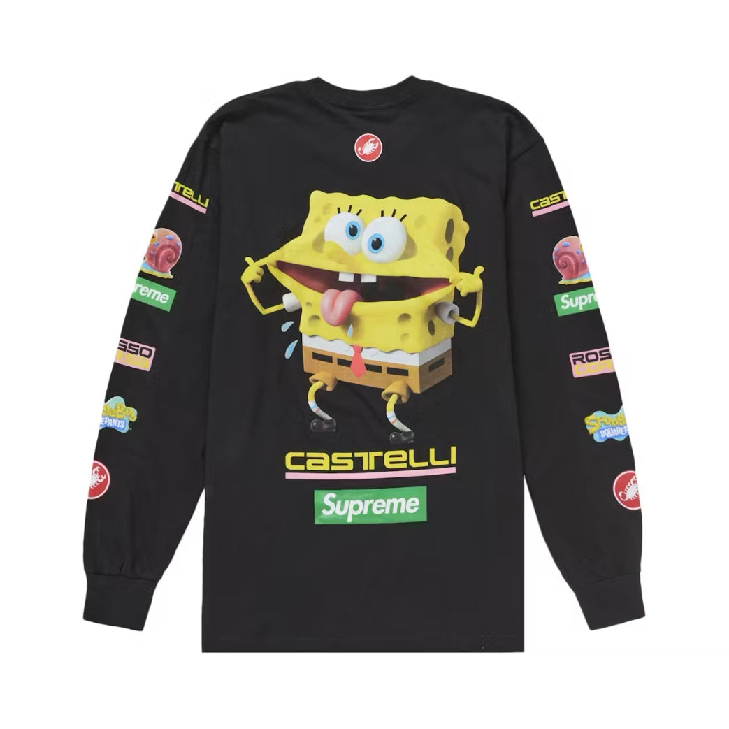 Supreme 25SS SpongeBob Castelli Racing L/S 長T