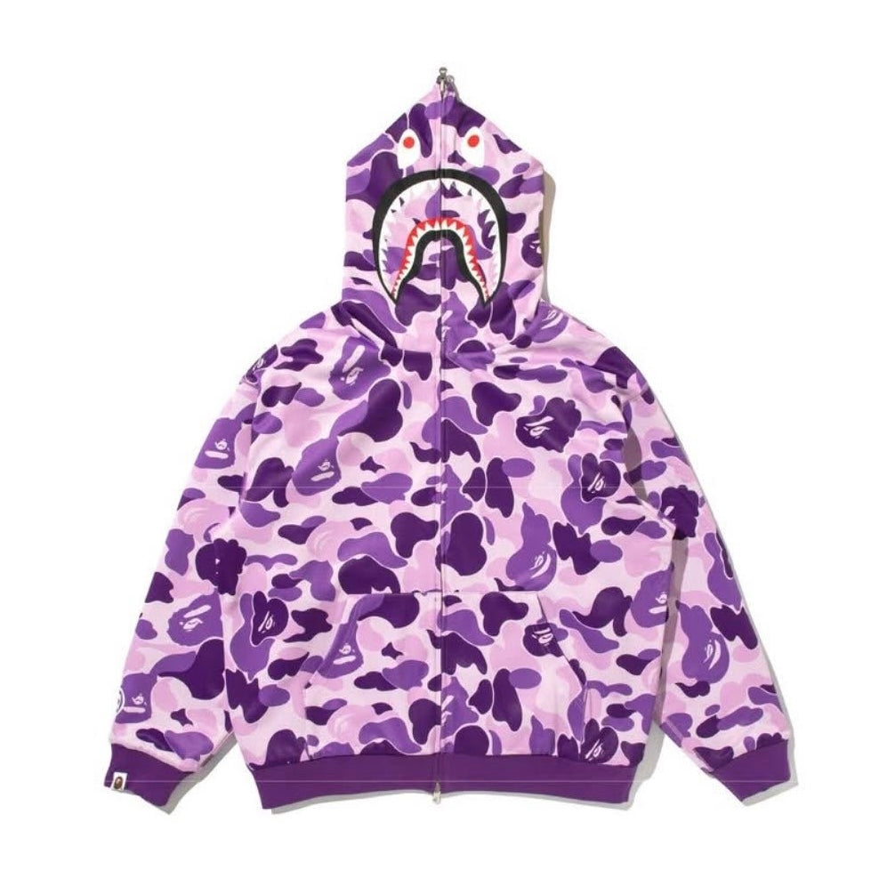 BAPE Taipei 19th Shark Full Zip Hoodie 寬版 鯊魚外套