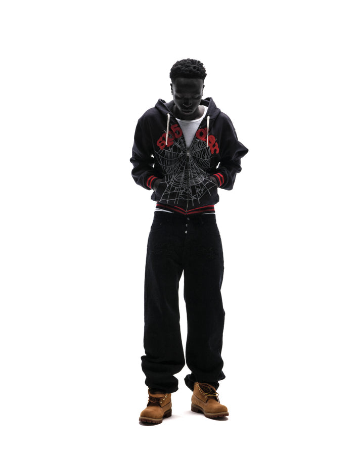 SP5DER OG Logo Stripe Zip Hoodie 拉鍊外套