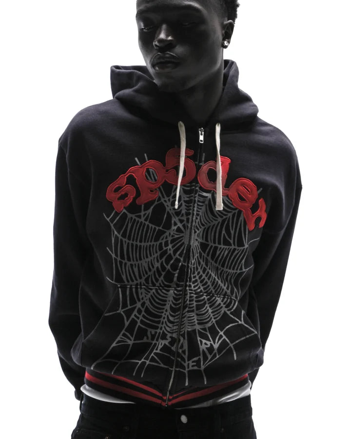 SP5DER OG Logo Stripe Zip Hoodie 拉鍊外套