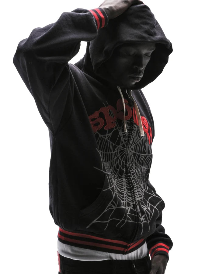 SP5DER OG Logo Stripe Zip Hoodie 拉鍊外套