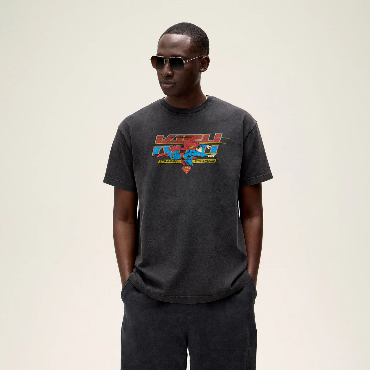 KITH Superman It’s a Bird Vintage Tee 水洗 短T