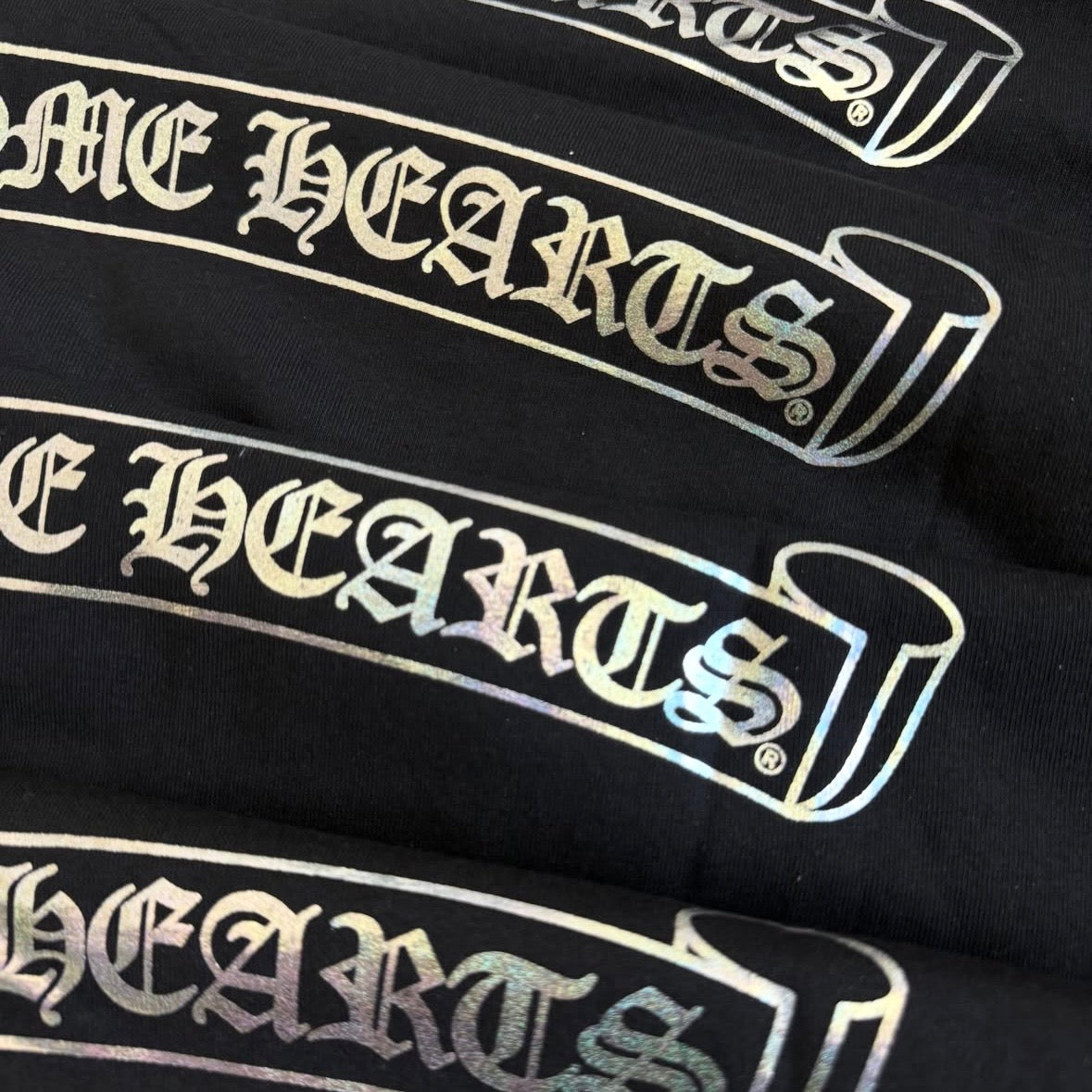 Chrome Hearts Foil Scroll Logo Tee 厚款短T