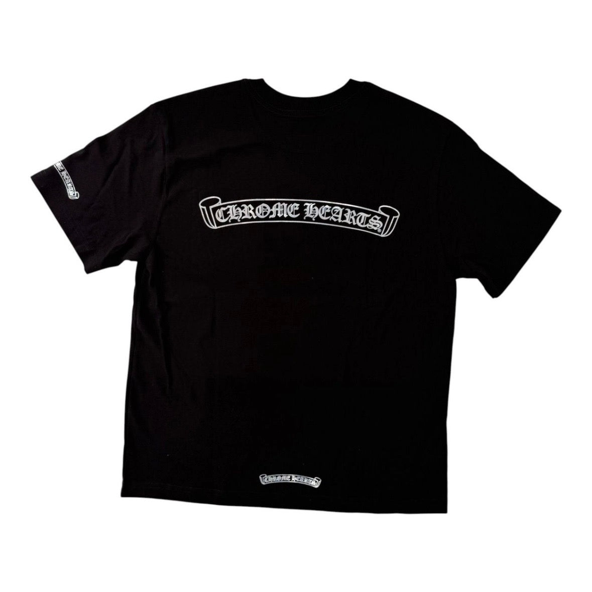 Chrome Hearts Foil Scroll Logo Tee 厚款短T