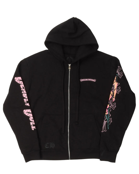Chrome Hearts Deadly Doll Cemetery Cross Zip Hoodie 拉鍊外套