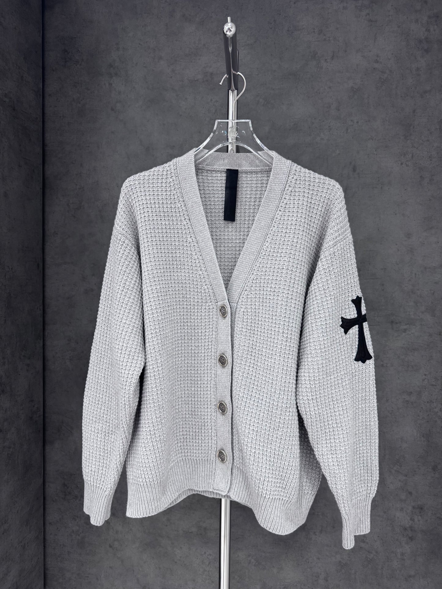Chrome Hearts Cashmere Cross Patch Cardigan 開襟衫
