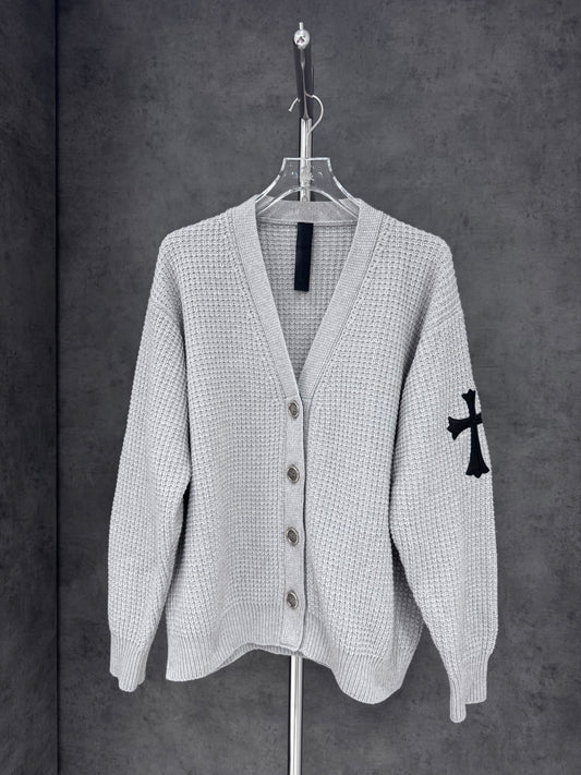 Chrome Hearts Cashmere Cross Patch Cardigan 開襟衫