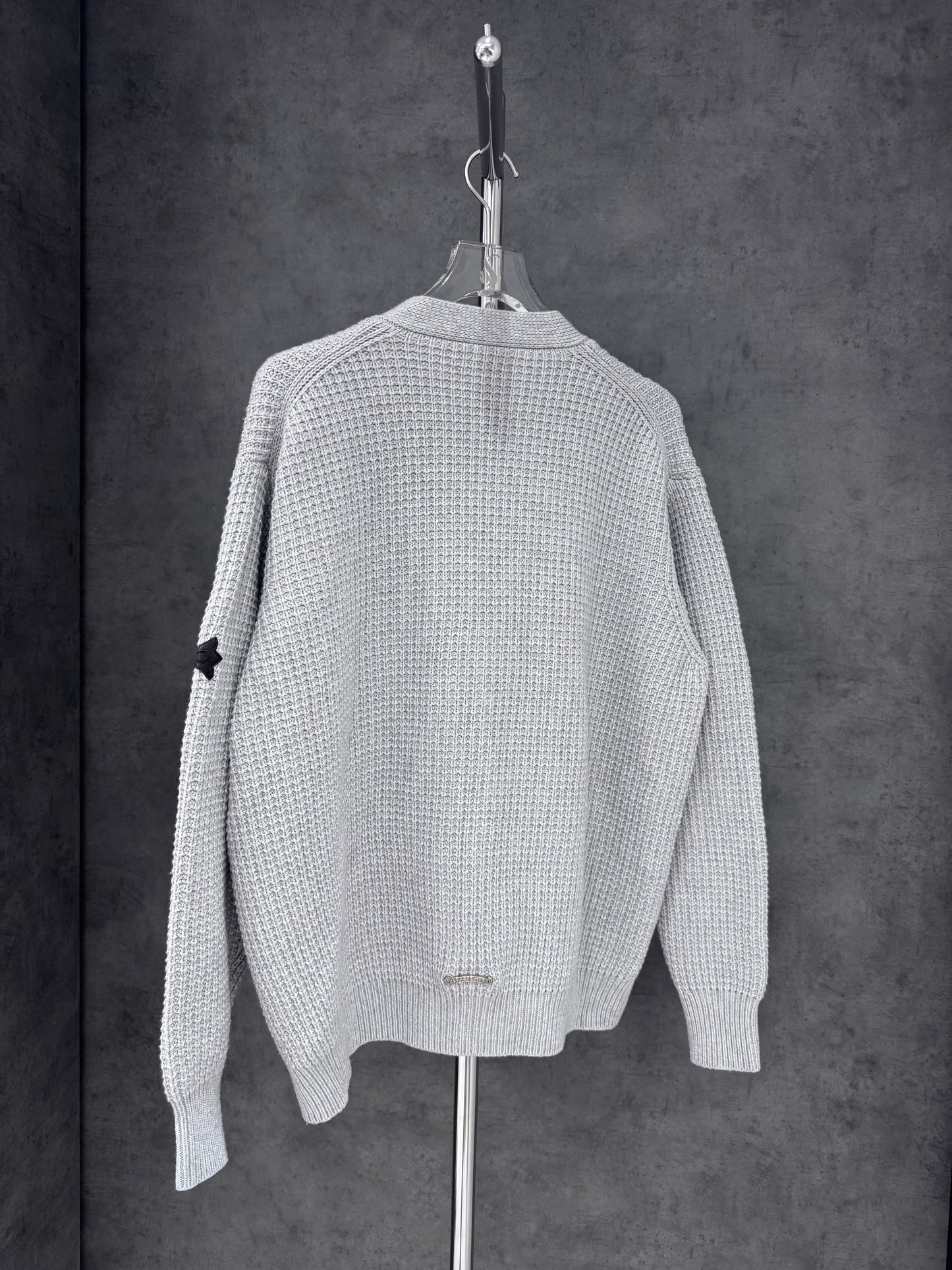Chrome Hearts Cashmere Cross Patch Cardigan 開襟衫
