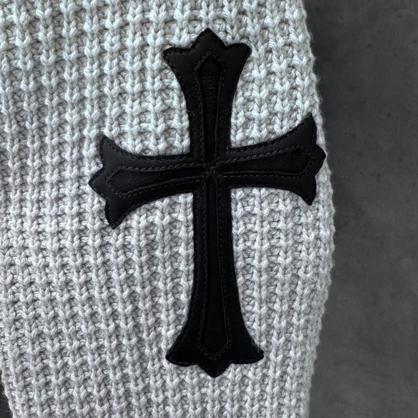 Chrome Hearts Cashmere Cross Patch Cardigan 開襟衫