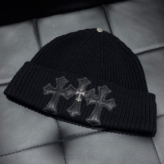 Chrome Hearts Cross Embellished Bait & Tackle Beanie 毛帽