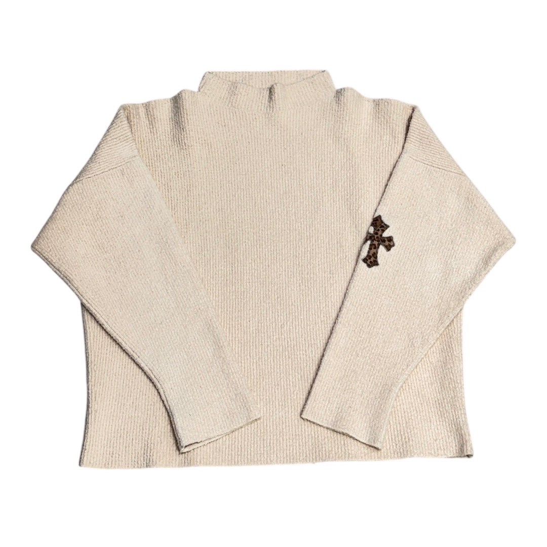 Chrome Hearts Leopard Patch Sweater 貼皮毛衣