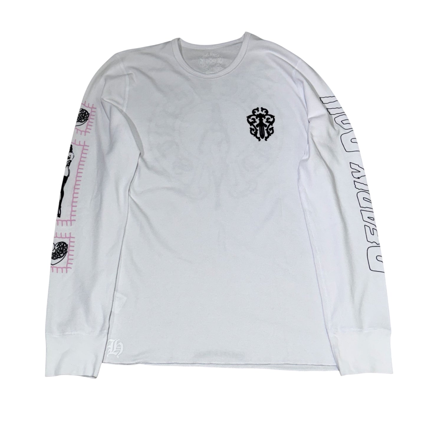 Chrome Hearts Deadly Doll Long Sleeve Thermal 華夫格 長T