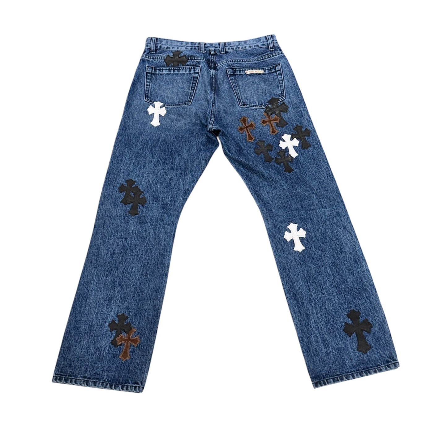 Chrome Hearts Fleur Knee Patch Jeans 牛仔褲