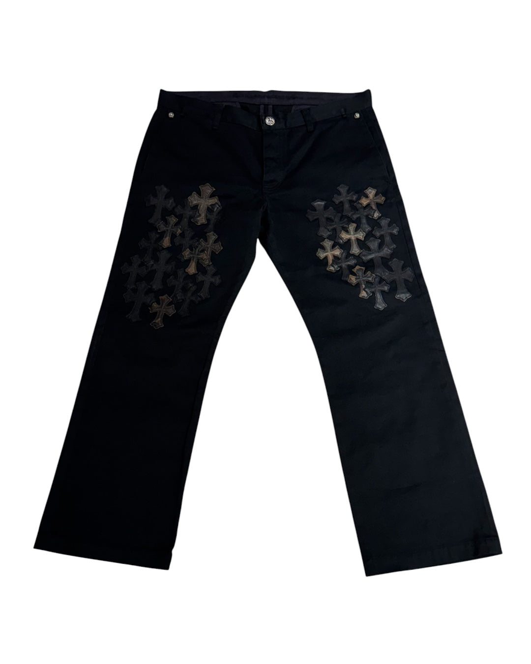 Chrome Hearts Flood Camo & Black Cross Patch Chino Pants 工作褲