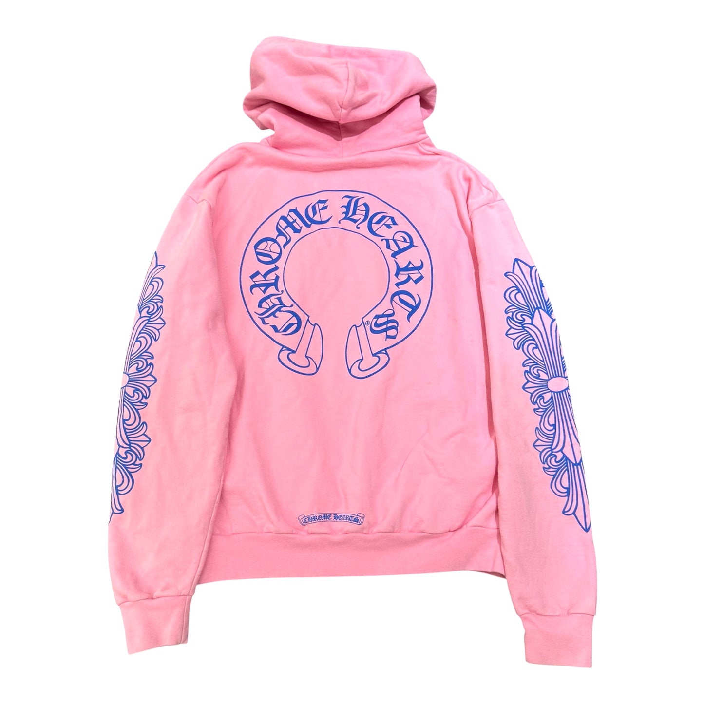 Chrome Hearts Blue floral Horseshoe Hoodie 帽T