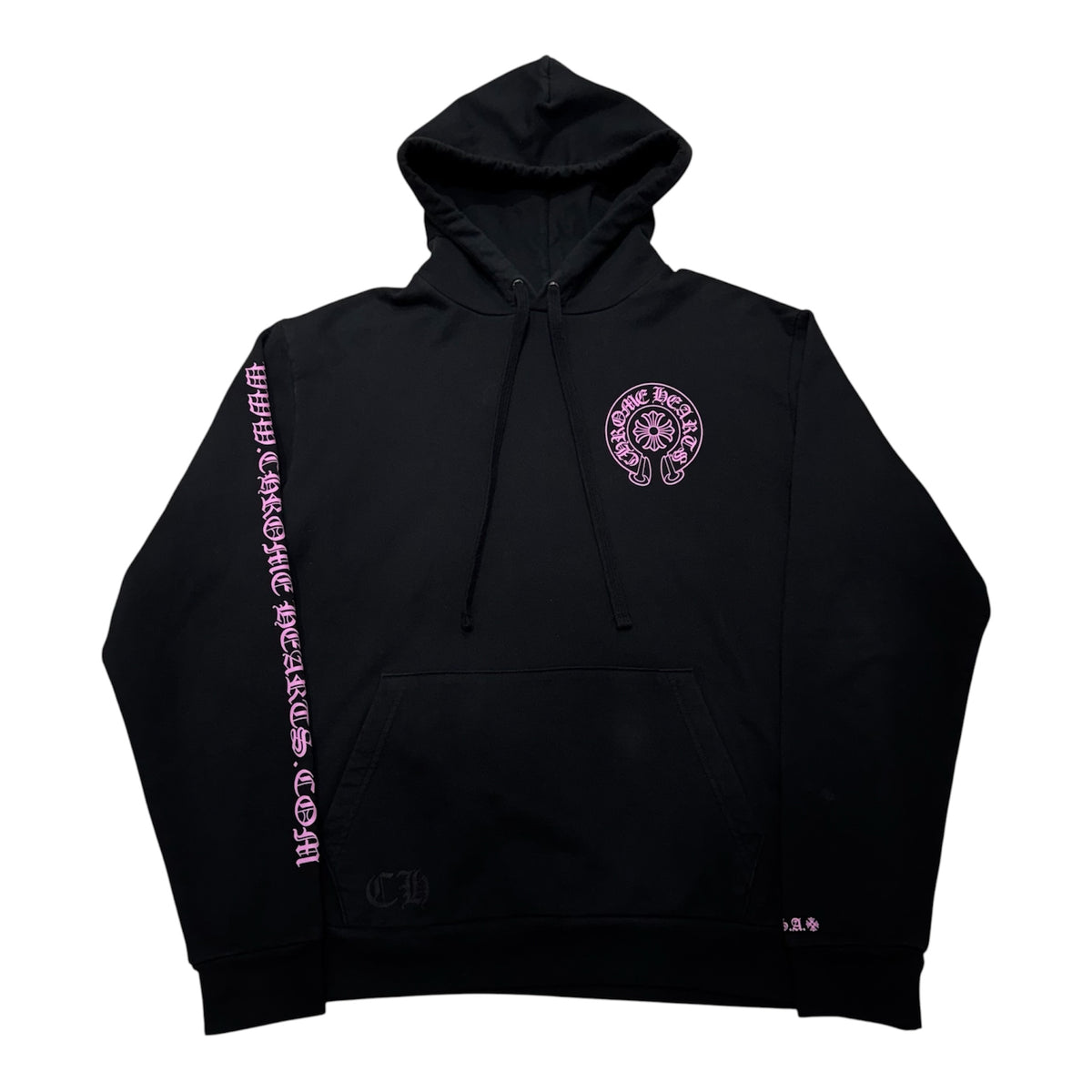 Chrome Hearts Online Pink Horseshoe Hoodie 帽T