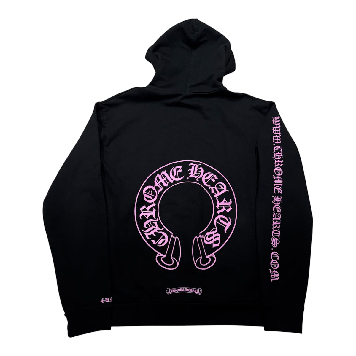 Chrome Hearts Online Pink Horseshoe Hoodie 帽T
