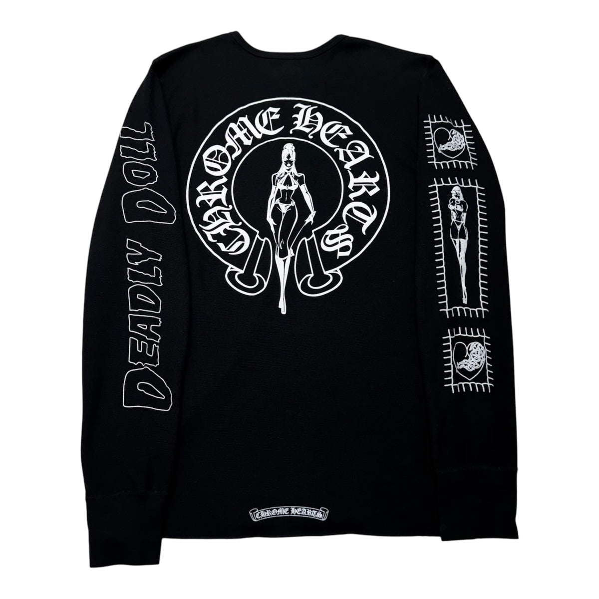 Chrome Hearts Deadly Doll Long Sleeve Thermal 華夫格 長T