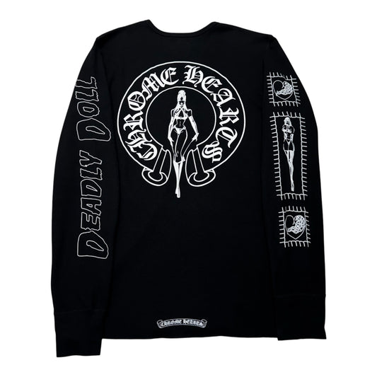 Chrome Hearts Deadly Doll Long Sleeve Thermal 華夫格 長T