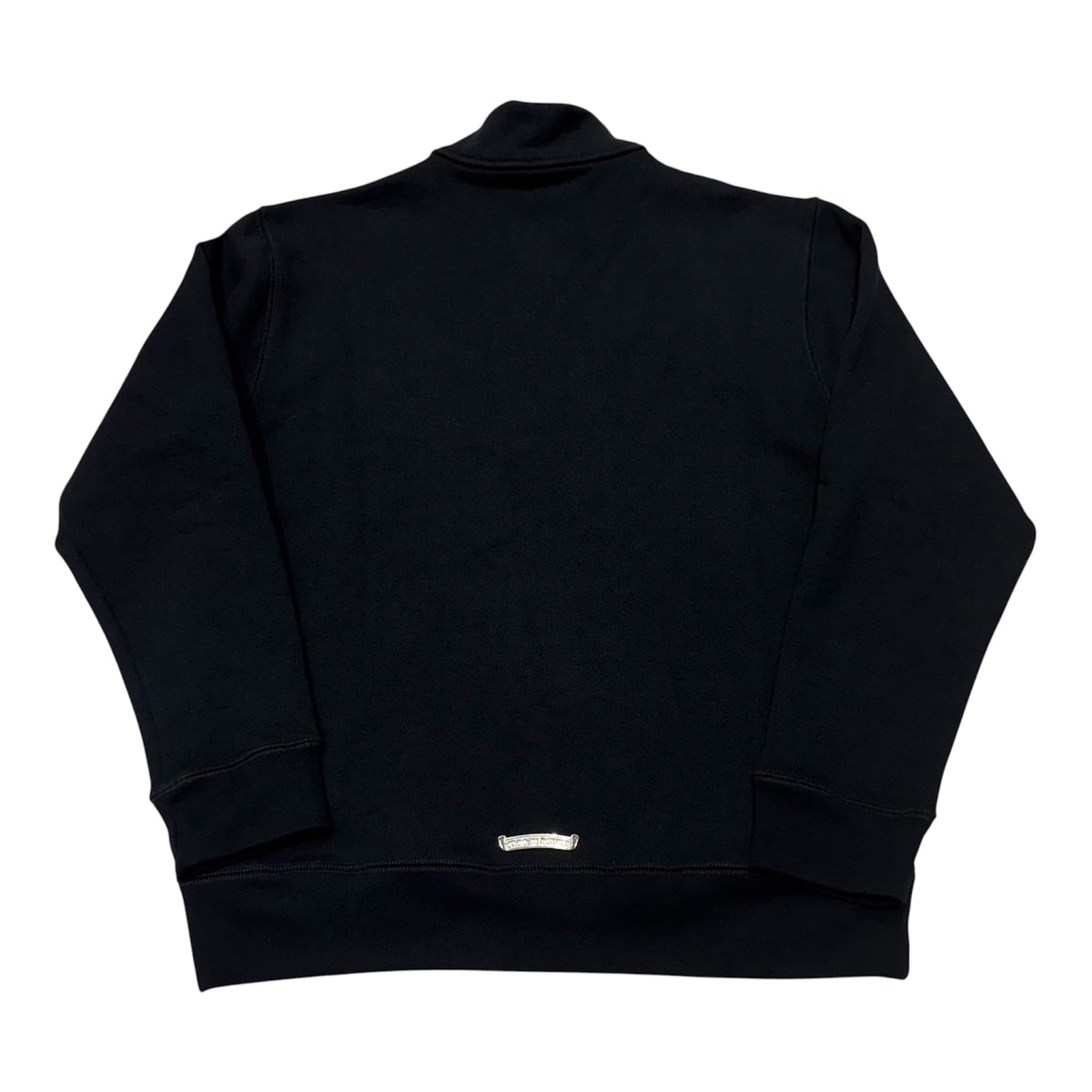 Chrome Hearts Black Triple Cross Patch Paper Jam Quarter Zip Sweater 半拉鍊衛衣