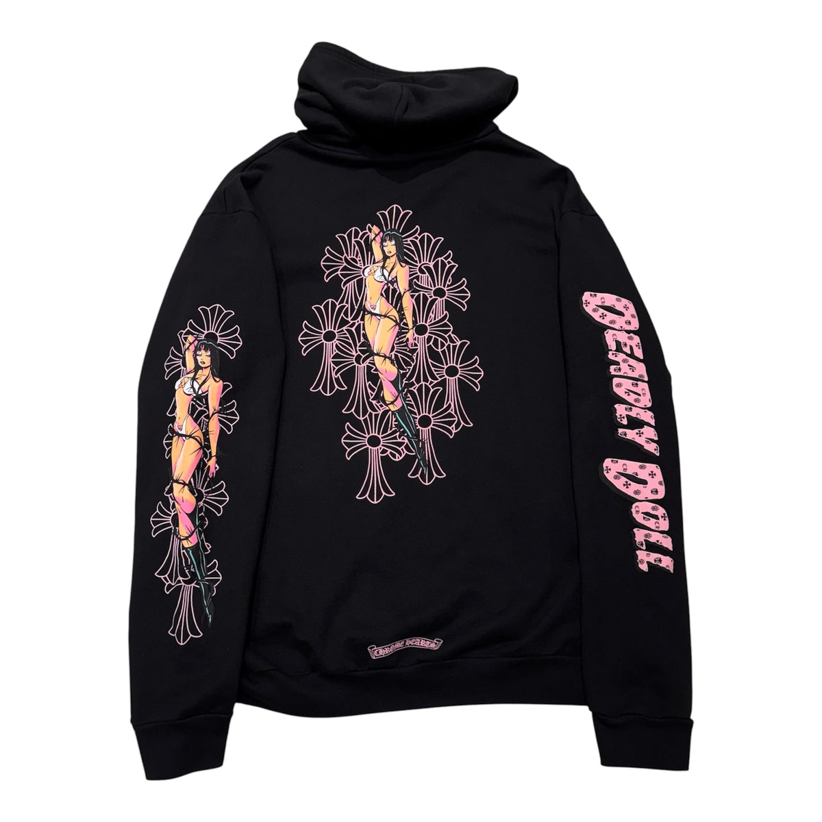 Chrome Hearts Deadly Doll Cemetery Cross Zip Hoodie 拉鍊外套