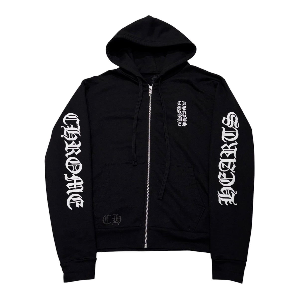 Chrome Hearts Vertical Logo Zip Hoodie 拉鍊外套