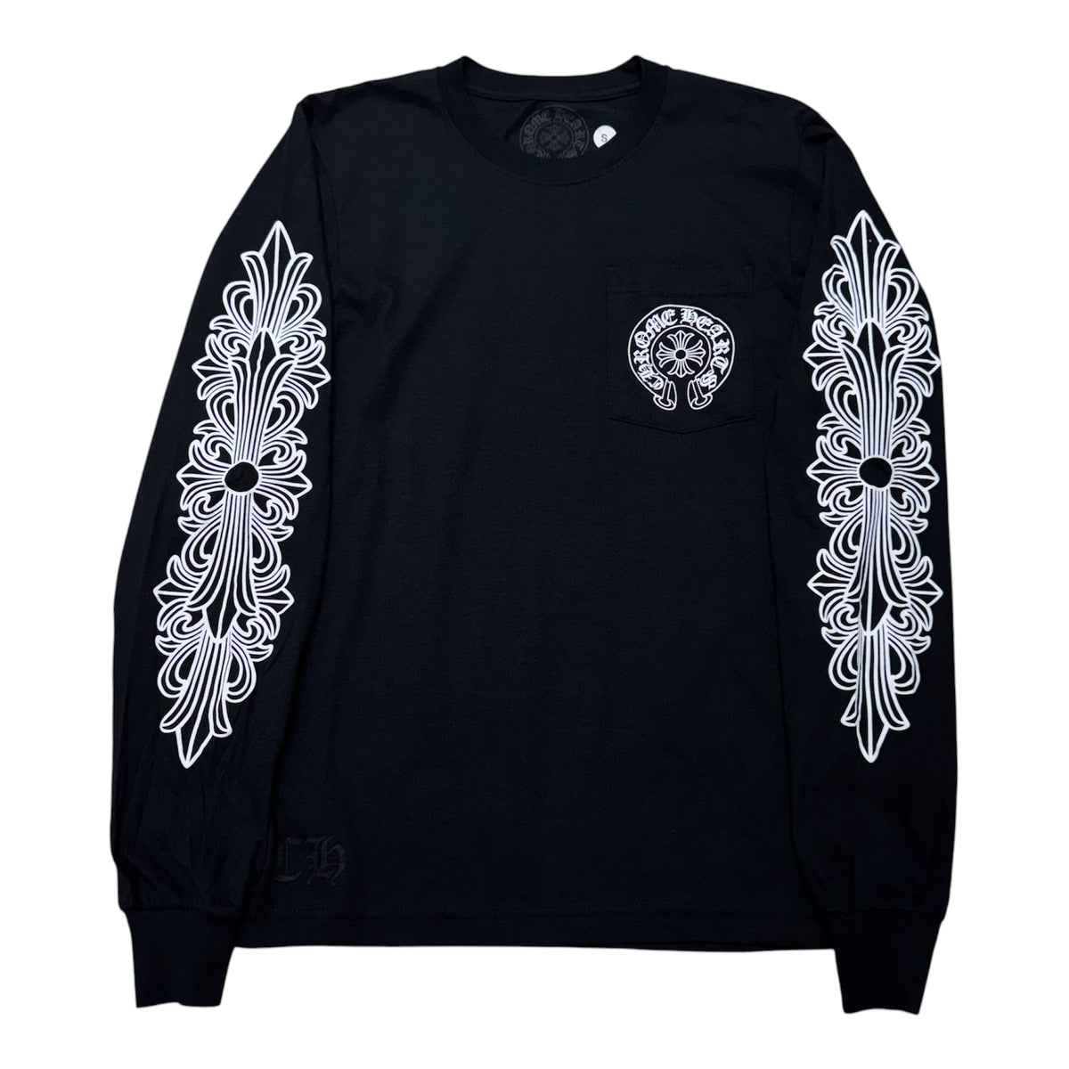 Chrome Hearts Aspen Horseshoe Floral Long Sleeve 長T