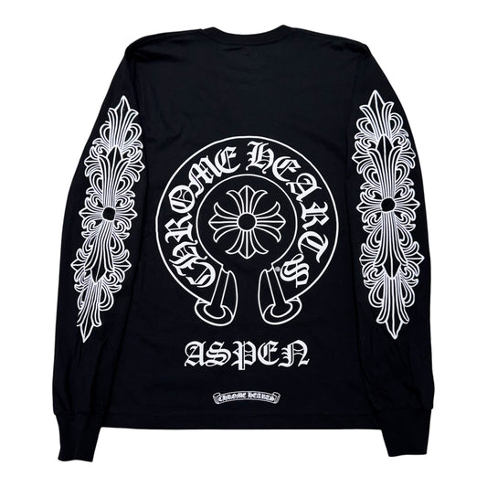Chrome Hearts Aspen Horseshoe Floral Long Sleeve 長T