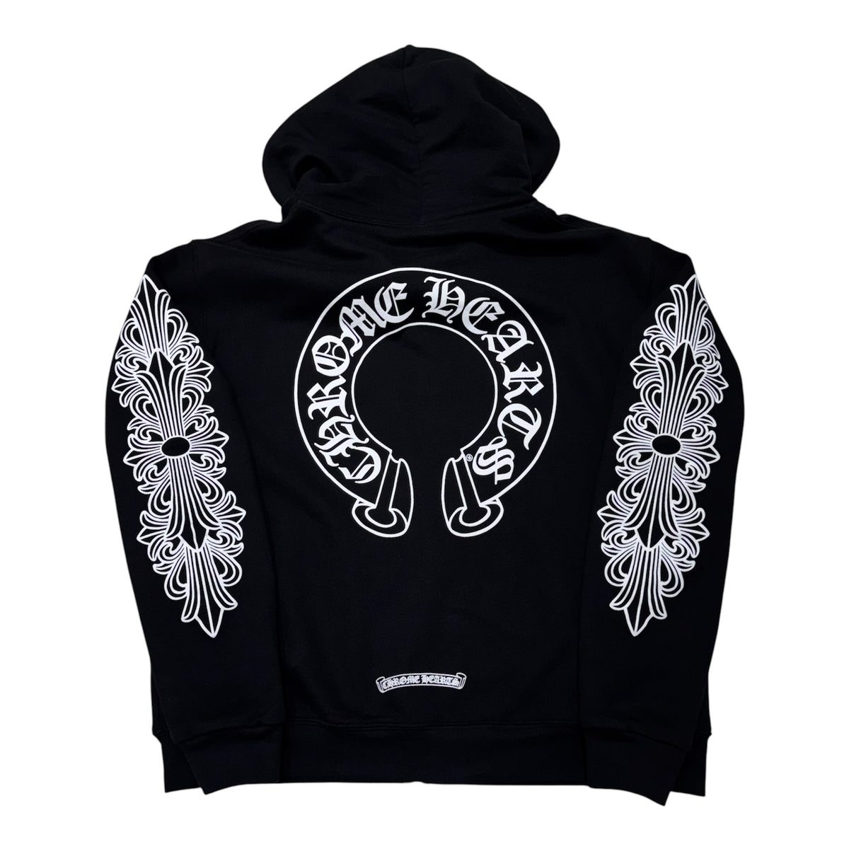 Chrome Hearts Thermal Lined Floral Horseshoe Zip Hoodie 厚款 拉鍊外套