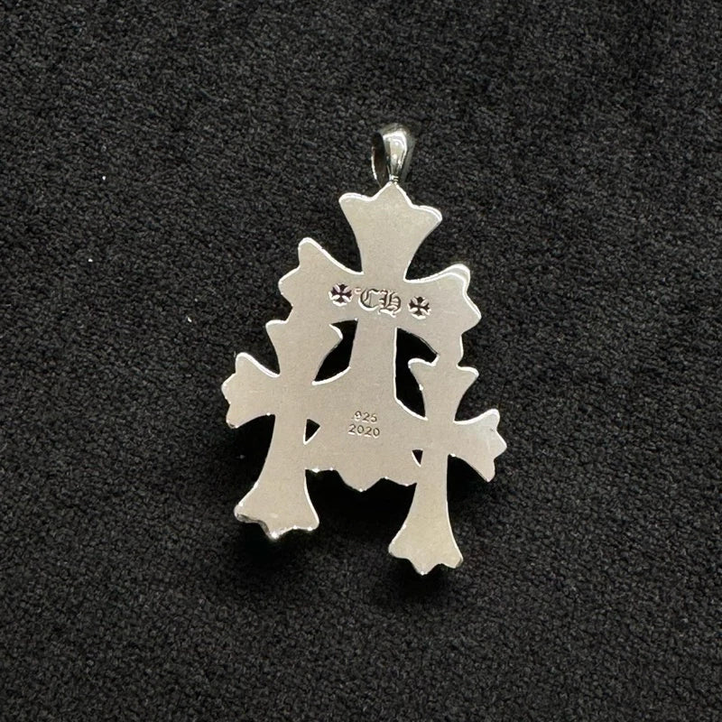 Chrome Hearts 3 CH CROSS PENDANT 925銀飾 三十字吊墜
