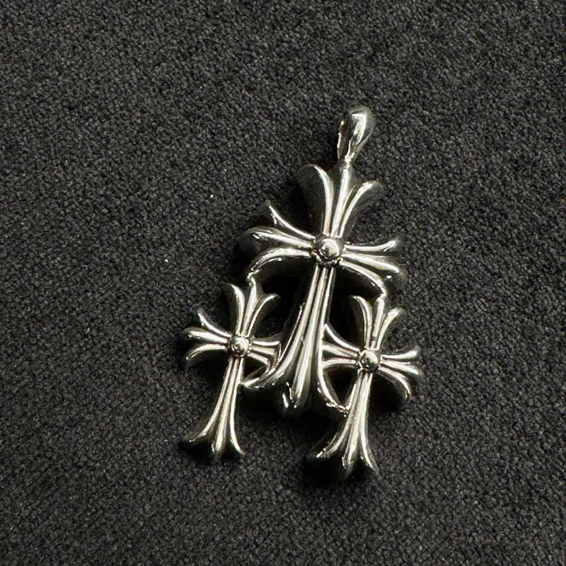 Chrome Hearts 3 CH CROSS PENDANT 925銀飾 三十字吊墜